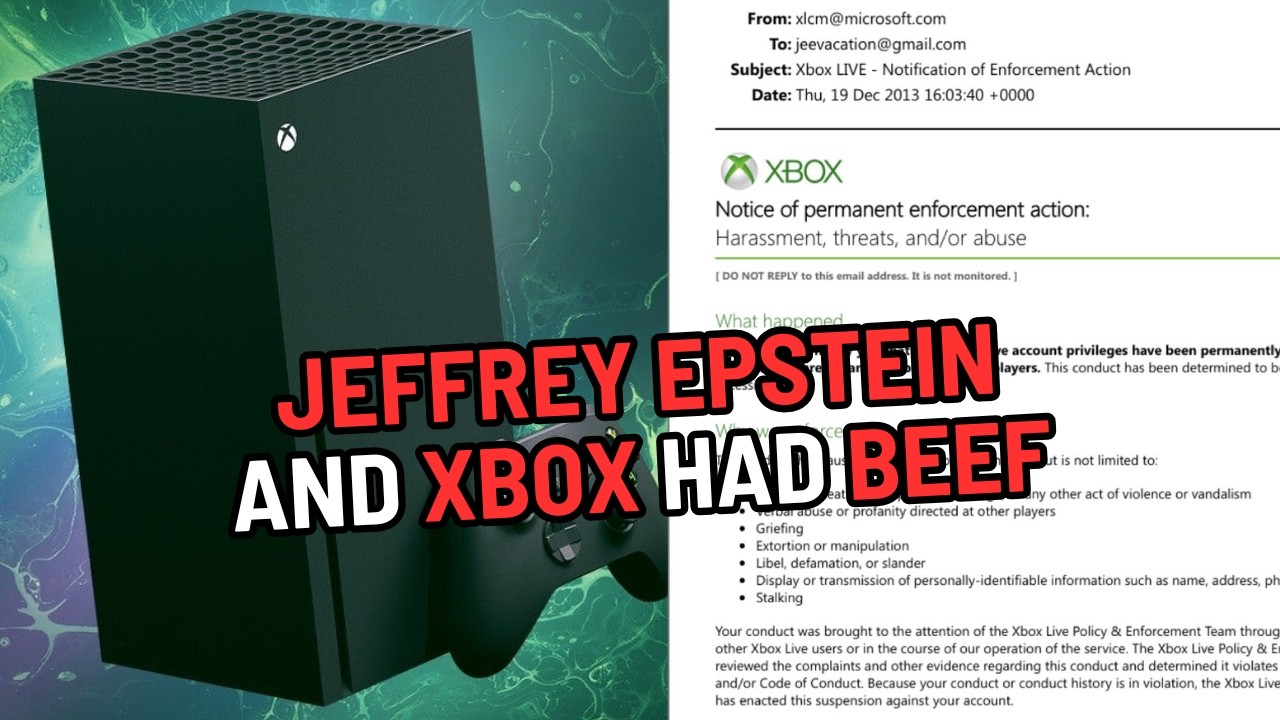 Утечка информации о Джеффри Эпштейне через Xbox | Xbox забанил его после того, как Билл Гейтс был...