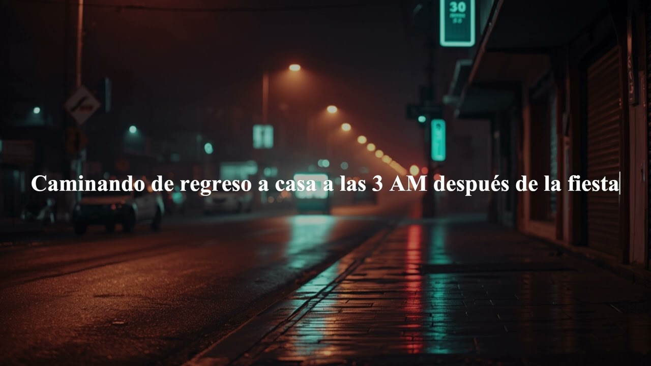 Caminando de regreso a casa a las 3 AM después de la fiesta | ASMR Roleplay
