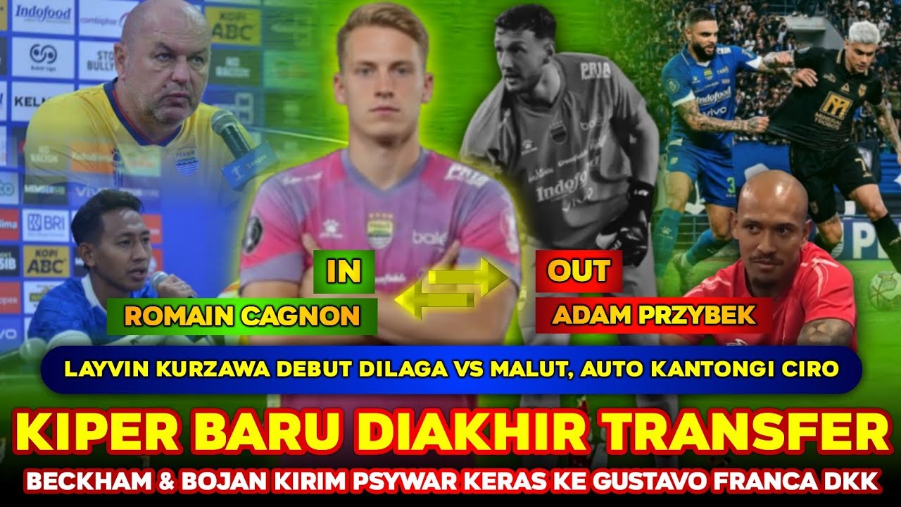 KIPER TOP EROPA TIBA❓ Kurzawa SIAP KANTONGI Ciro❗ Romain Calon DIRESMIKAN Nanti❓ Persib vs Malut