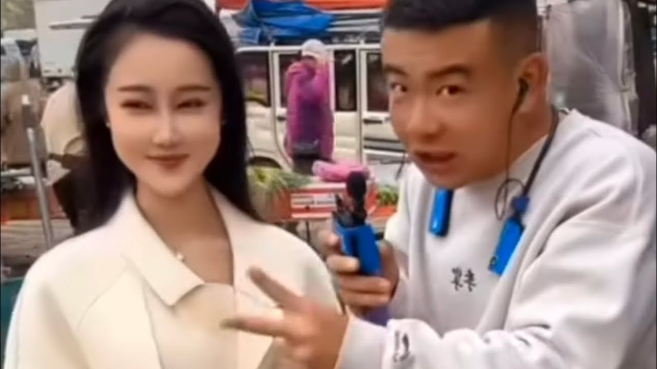 元帅户外搞笑与美女互动