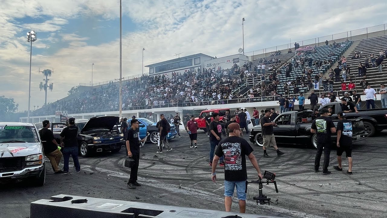 California Truck Invasion is Back! 🥵. ** Burnout Pit Gone wild!