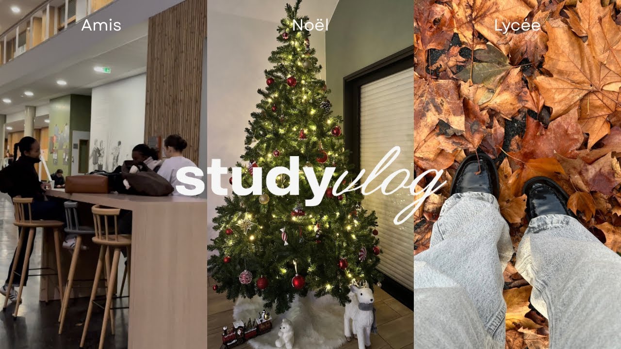 Study vlog : une semaine au lycée 