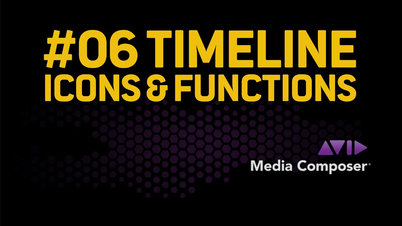 AVID Tutorial 06 (english) - how to use the timeline, icons, functions - Media Composer 7