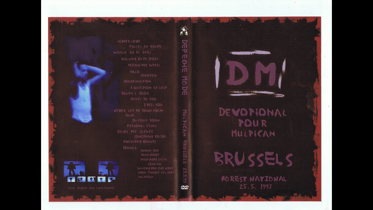 Depeche Mode live Devotional tour Brussels 25.5.1993