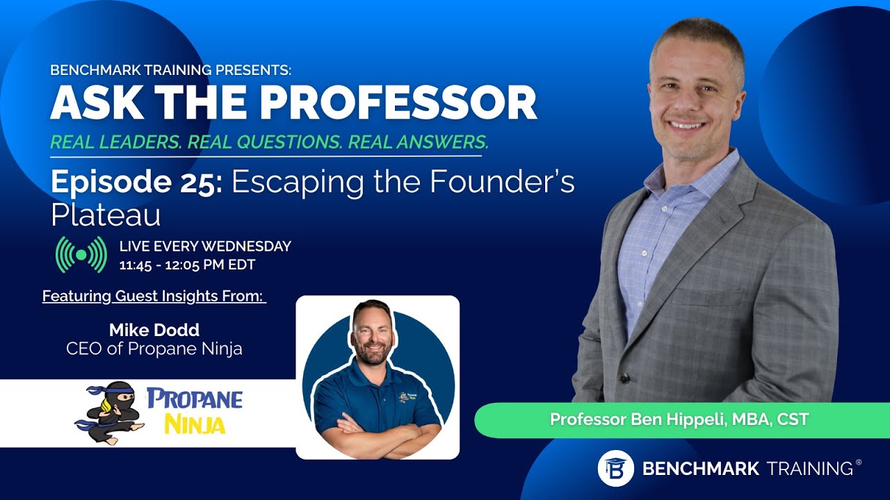 Ask The Professor: Escaping the Founder's Plateau