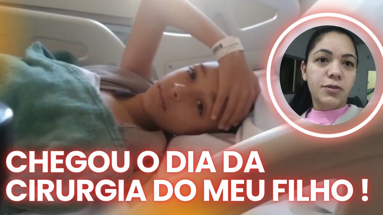 O grande dia da retirada do dedo do meu filho depois de 11 anos de espera chegou o dia 