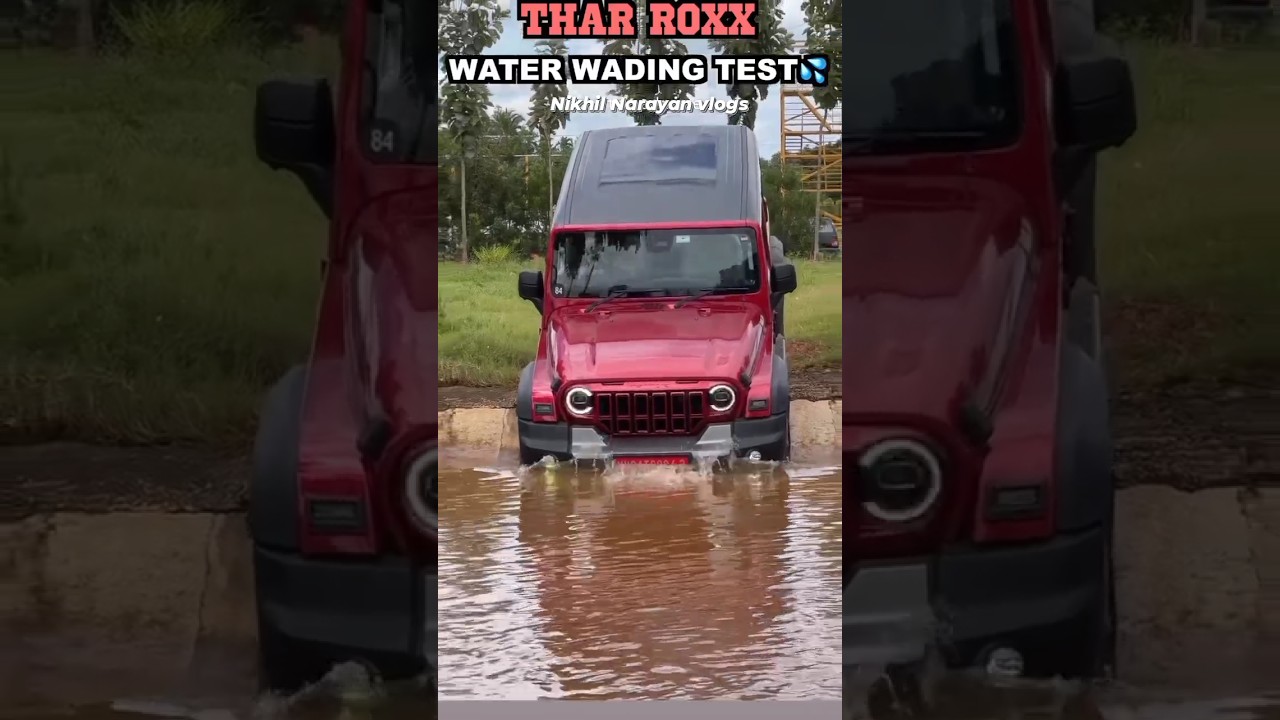 New Mahindra Thar Roxx 5 door off-roading 