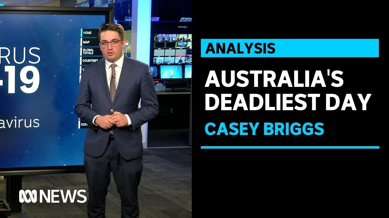 Casey Briggs on Victoria's deadliest day, NSW numbers increasing and world cases | ABC News