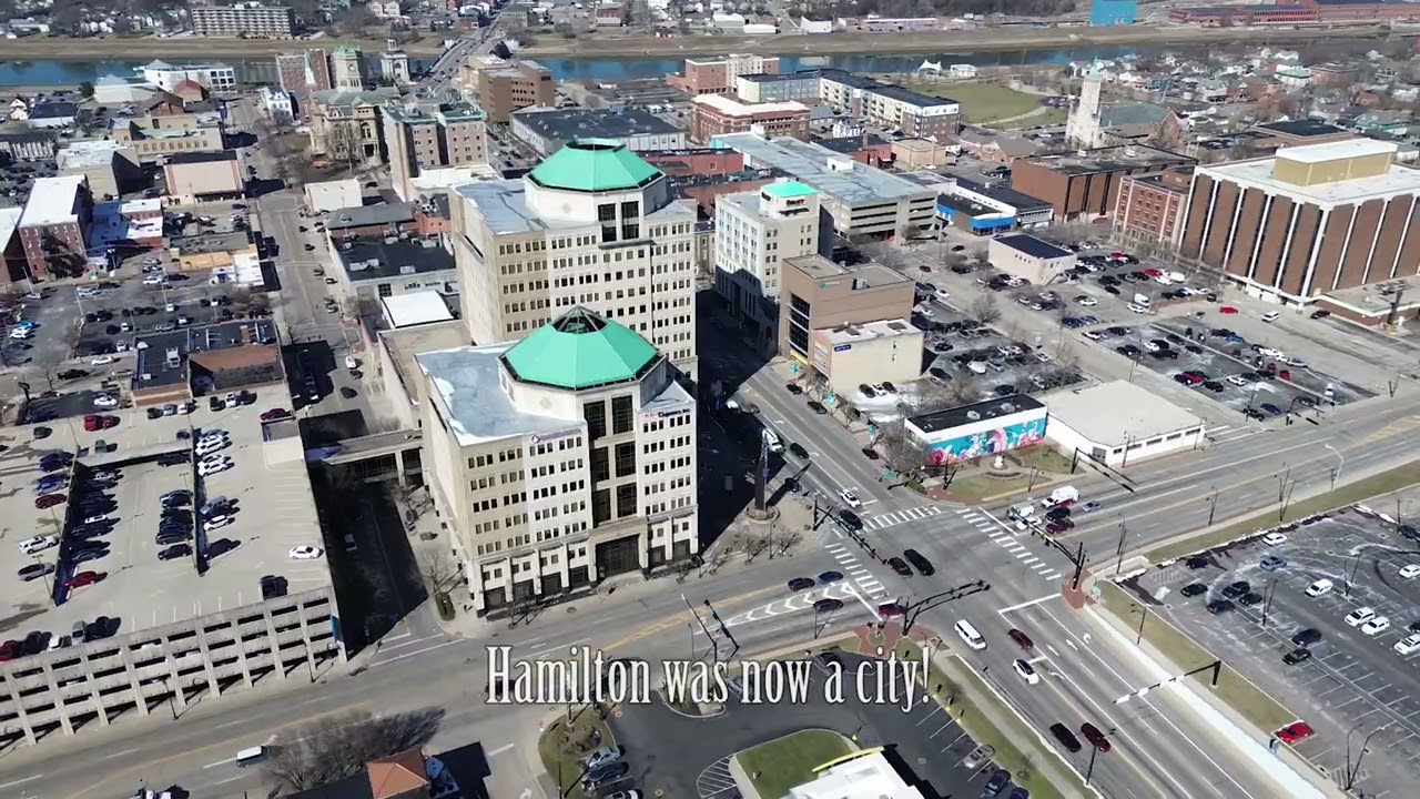 Hamilton Ohio History - Mike Does History - Aerial Drone Video