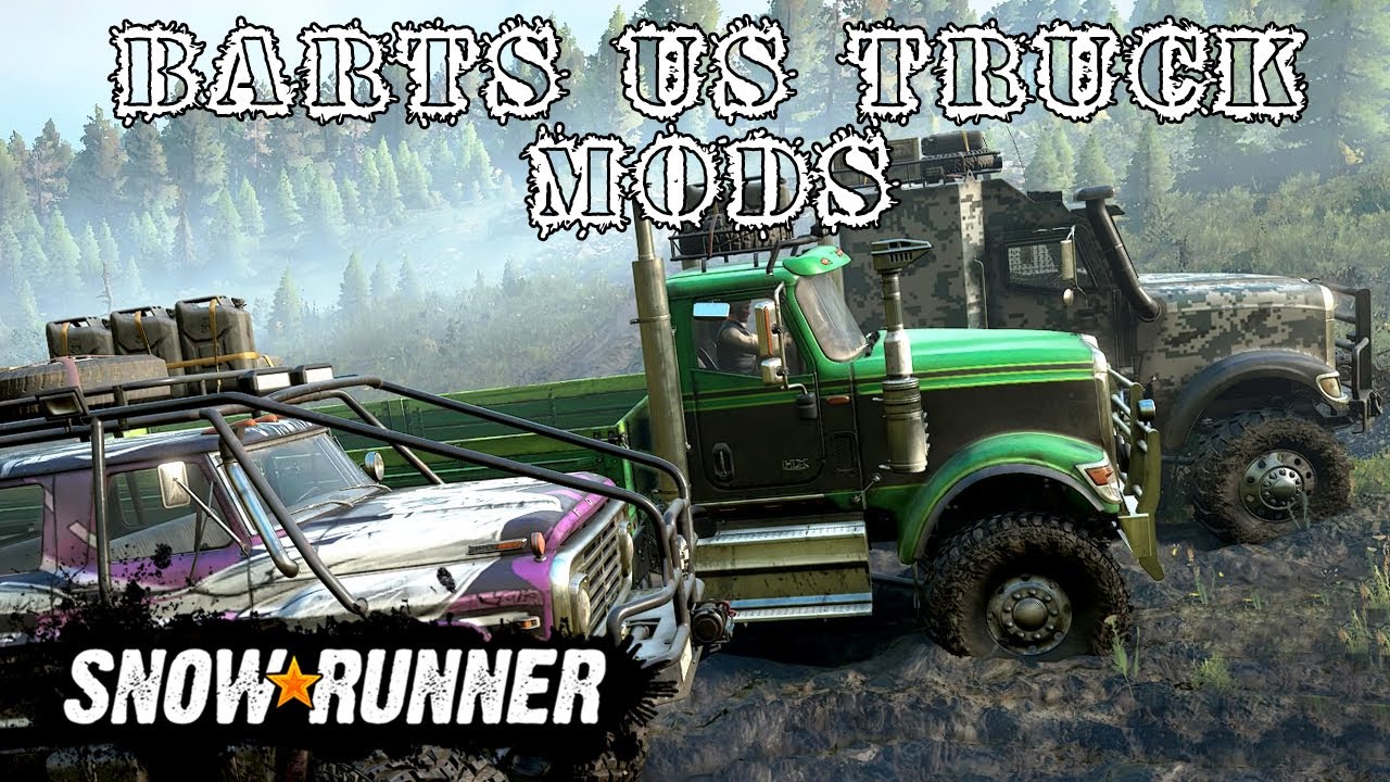 SnowRunner Bart's US Truck Mods