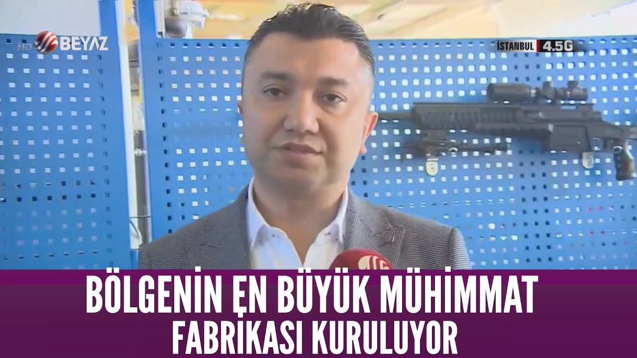 Bölgenin en büyük mühimmat fabrikası kuruluyor