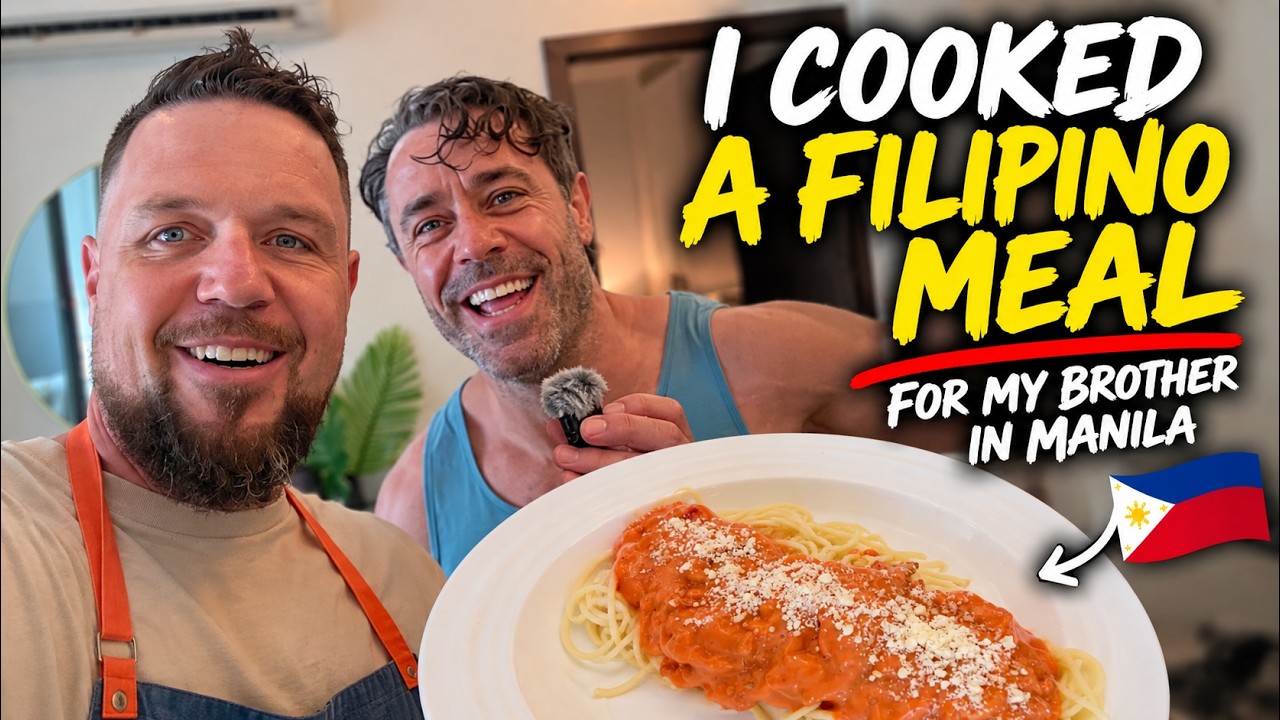 I Cooked a Homemade Filipino Meal for My Brother in Manila 🇵🇭