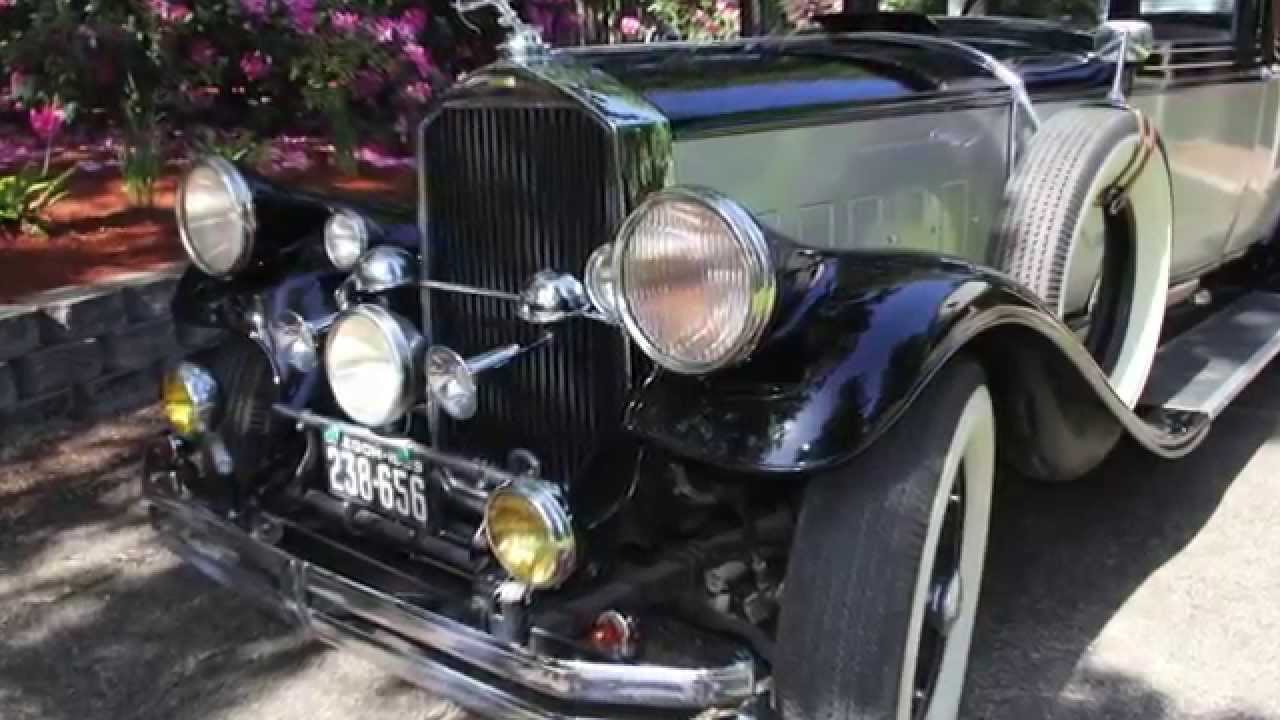 1929 Pierce Arrow 126 Limousine. www.CharvetClassicCars.com