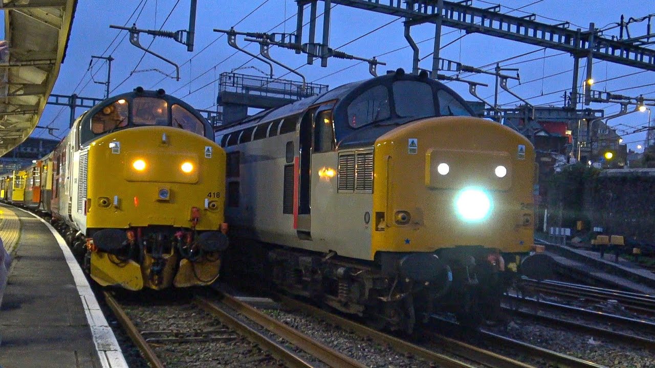 The Welsh Chieftain - Class 37s change ends at Newport. 07/03/26