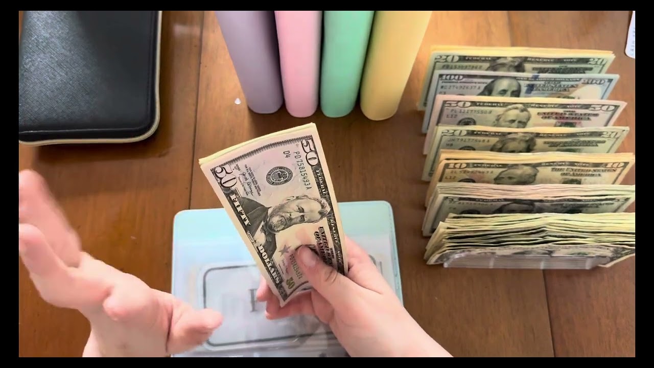 My First Cash stuffing on YouTube! Stuffing $1,177