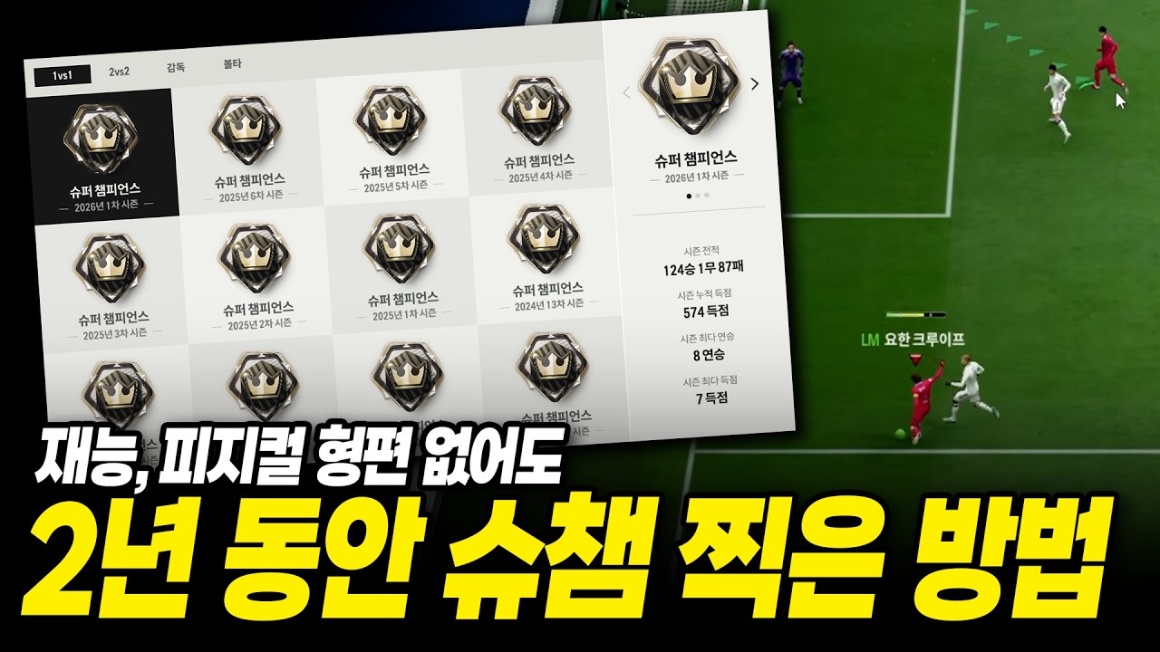 재능도 없고 피지컬도 딸리는 직장인이 2년 동안 공식경기 슈챔 유지하는 노하우 (공식경기)