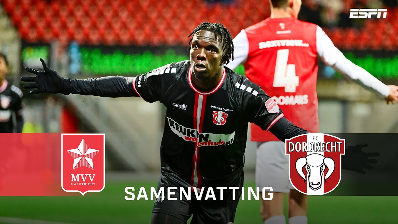 👀 ROBIN VAN PERSIE look-a-like-doelpunt van SVEN BRAKEN | Samenvatting MVV - FC Dordrecht