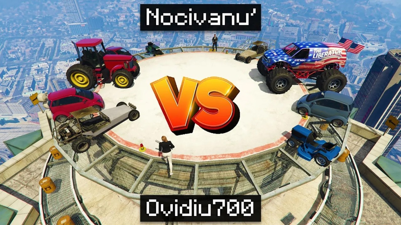 CEL MAI TARE MINIGAME DIN GTA 5! *SUMO PE CLADIRI*