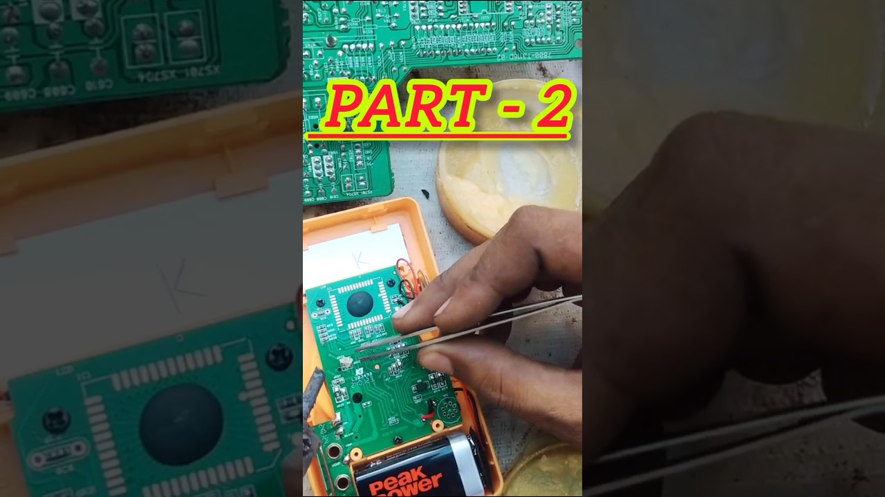 digital multimeter repairing wrong Reading part 2 