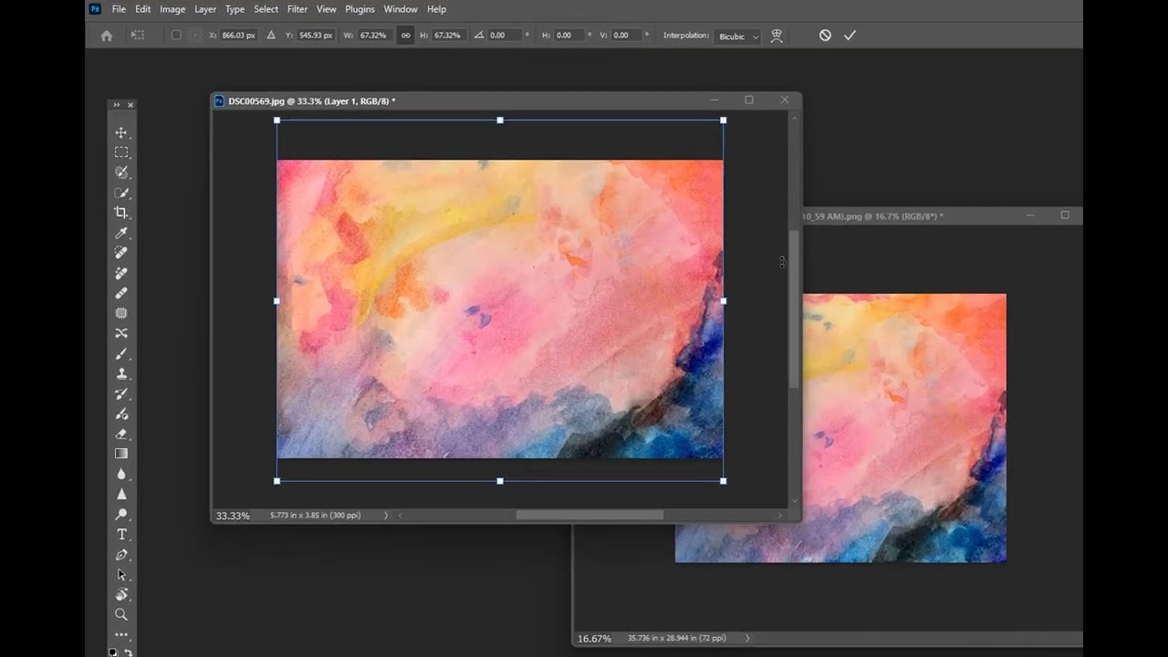 Sky Watercolor