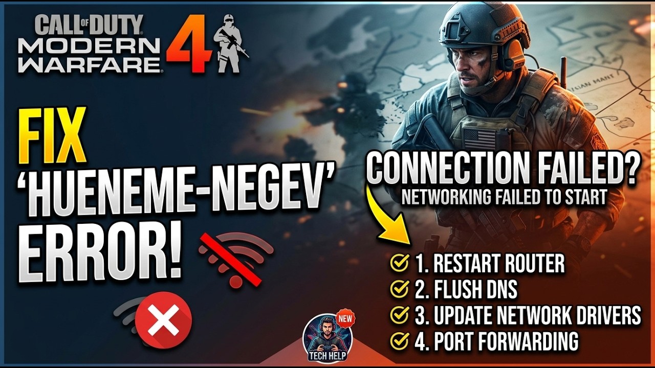 Как исправить ошибку &laquo;CONNECTION FAILED&raquo; в Call of Duty: Modern Warfare | Networking Failed to St...