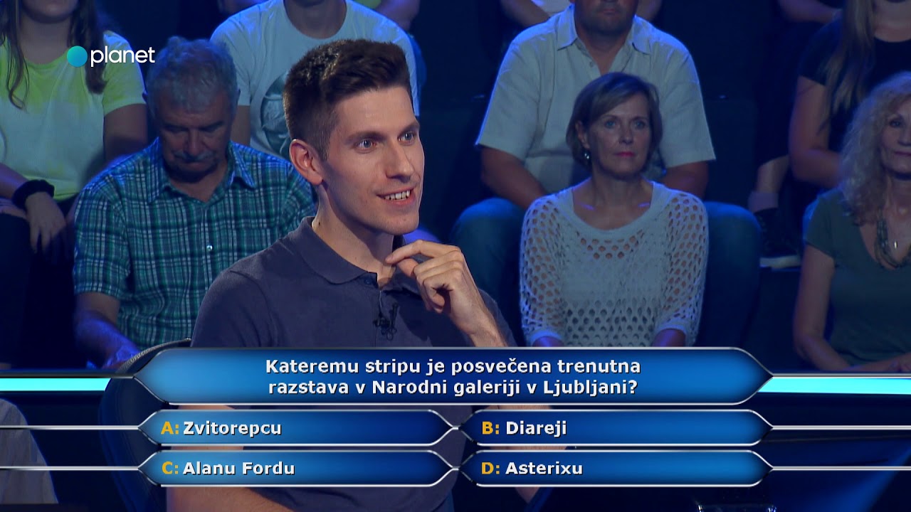 Razstava Alana Forda vprašanje v kvizu Milijonar