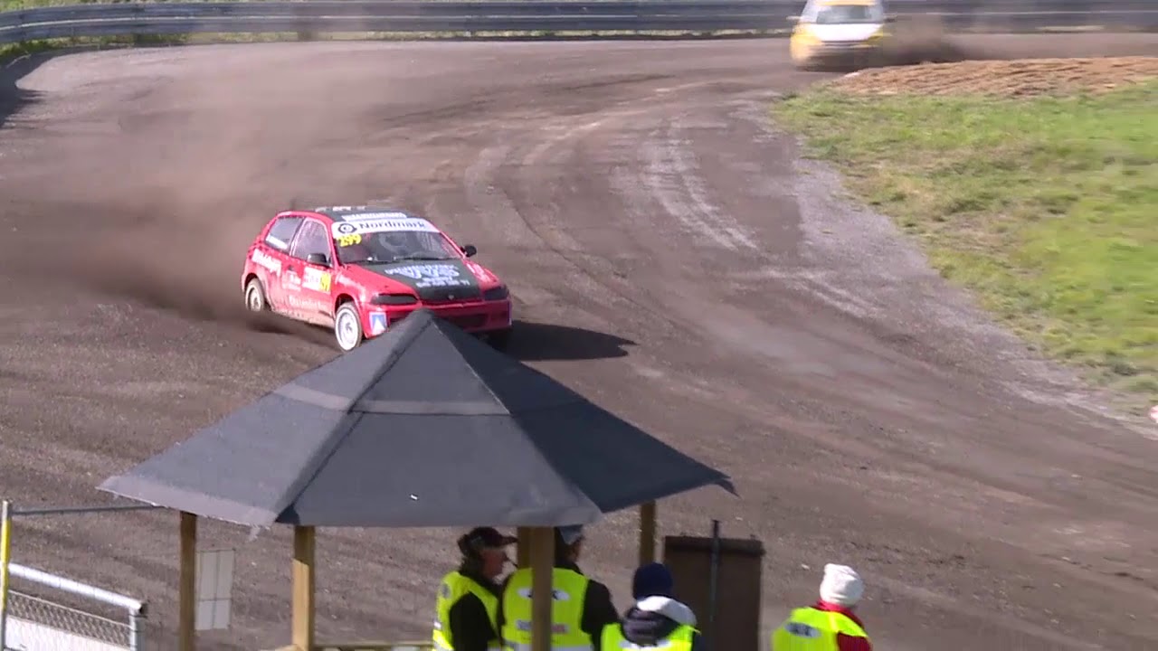 Rallycross DM 7  Semifinaler 29 09 2018