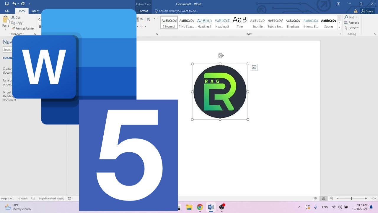 چۆنێتی جوڵاندنی وێنە لە وۆرد بە دڵی خۆت بە شێوازێکی ئازاد || How to Move Image in MS Word  freely