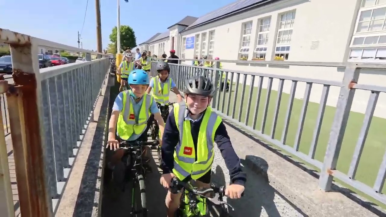 Claddagh School Kids on the Galway City Schools' Cycle