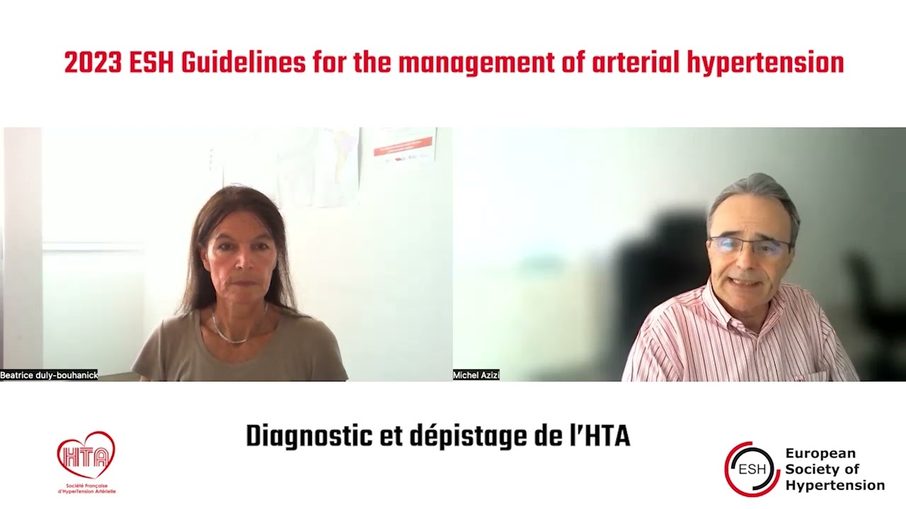 Recommandations ESH 2023 : Diagnostic et dépistage de l'HTA