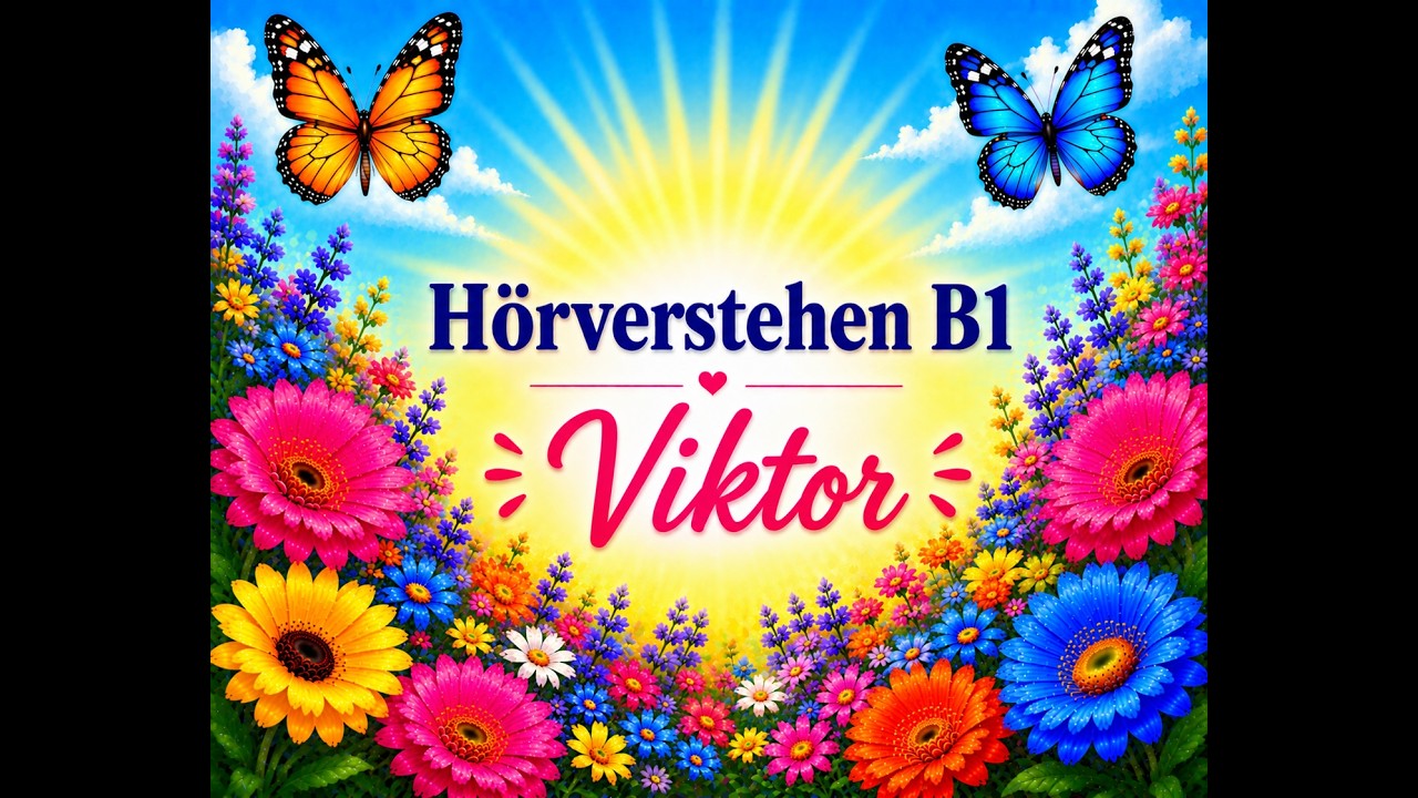 #Viktor-Telc B1 - Hören Teil 1–3 - mit lösungen 2026-İzleme amaçlıdır – indirilemez, kopyalanamaz.