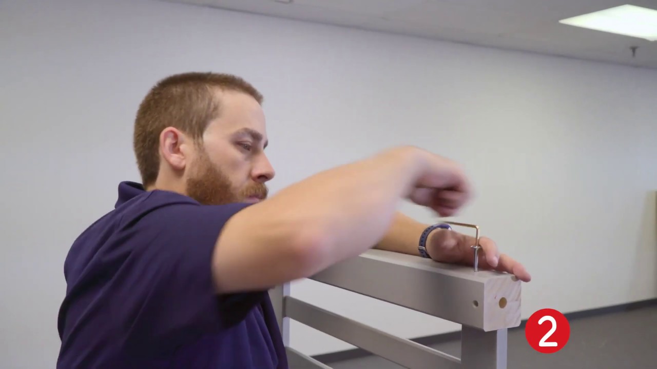 BK961 Twin over Full Bunk Bed Assembly