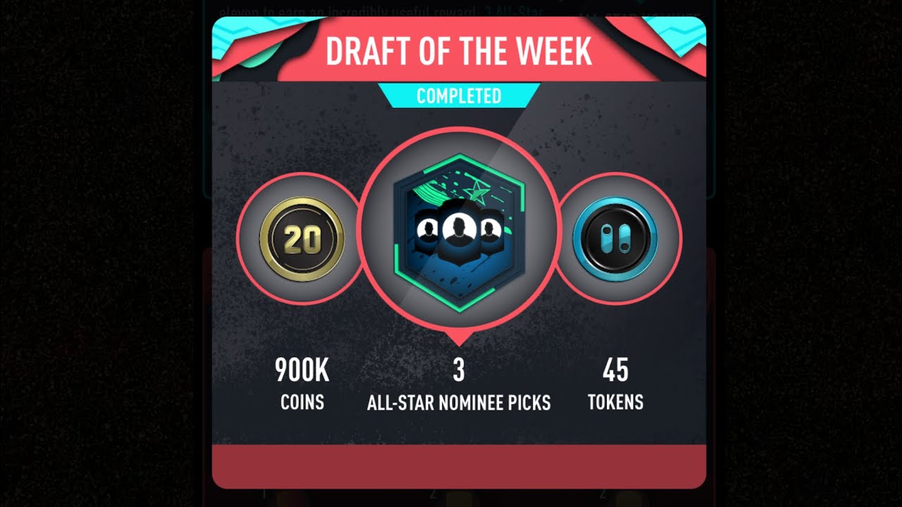 DRAFT OF THE WEEK DONE! 3 ALL STAR NOMINEE PICKS! PACYBITS 20 WEEKLY OBJECTIVE