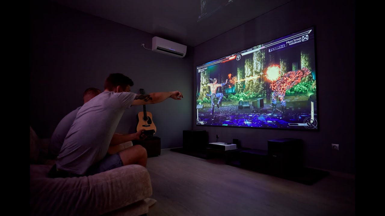 Сравнение полотен BD WT CW Flf и  UST TP CBSP с  SF jmgo n3pro и UST Xiaomi projection laser 4K