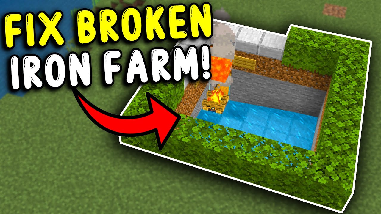 FIX BROKEN Iron Farm Minecraft Bedrock 1.21!