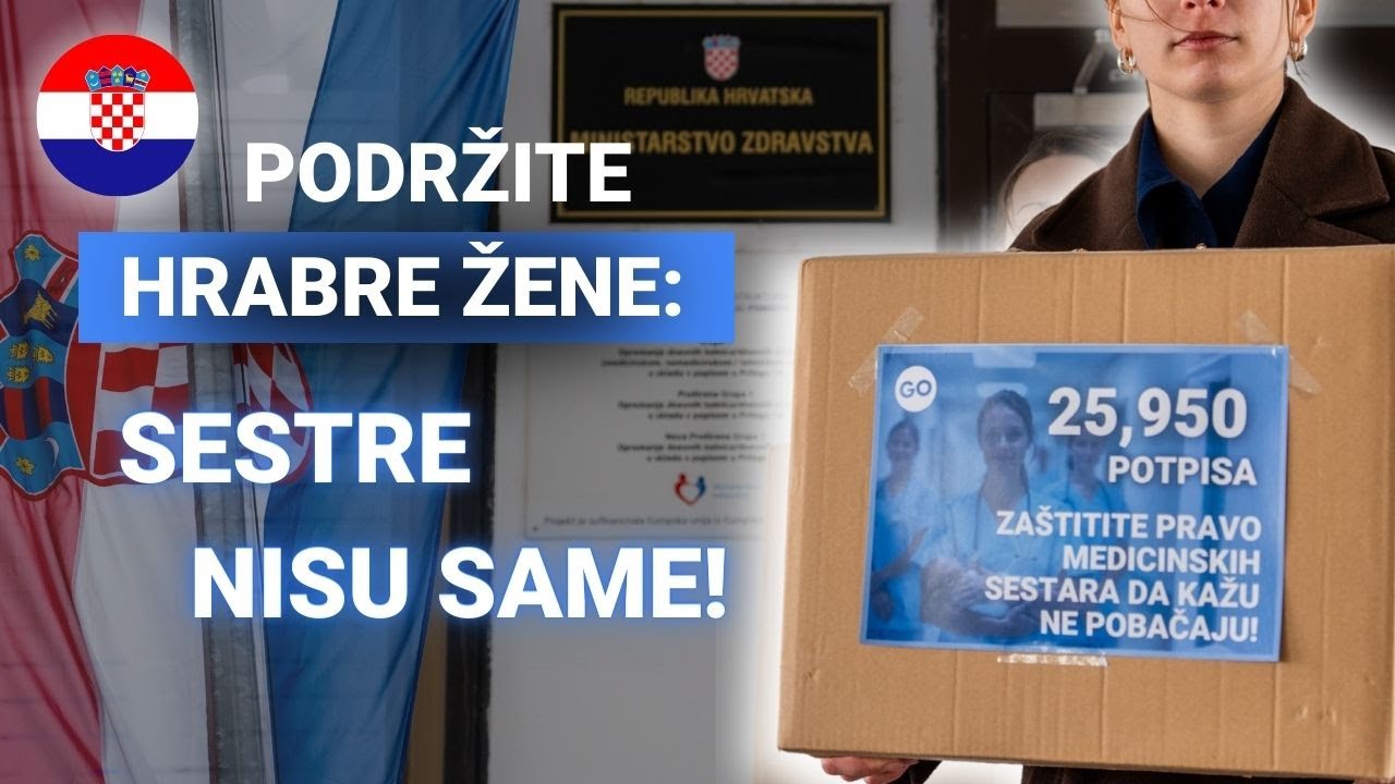 Donijeli smo tisuće vaših glasova pred vrata Ministarstva: Sestre nisu same! 🛡️🇭🇷