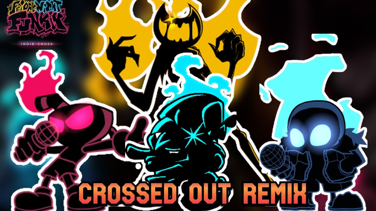 Crossed Out Remix - Choma41 Remix PLAYABLE (Indie Cross) | FNF MODS