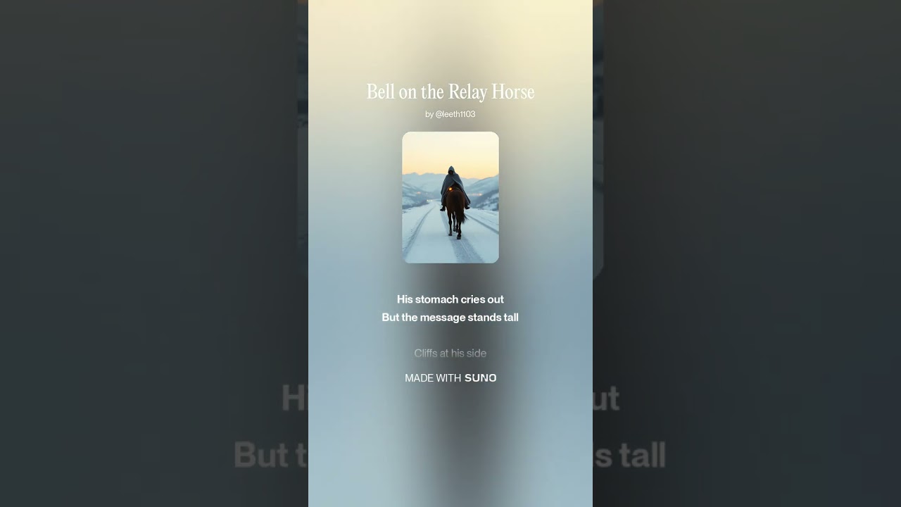 Bell on the Relay Horse