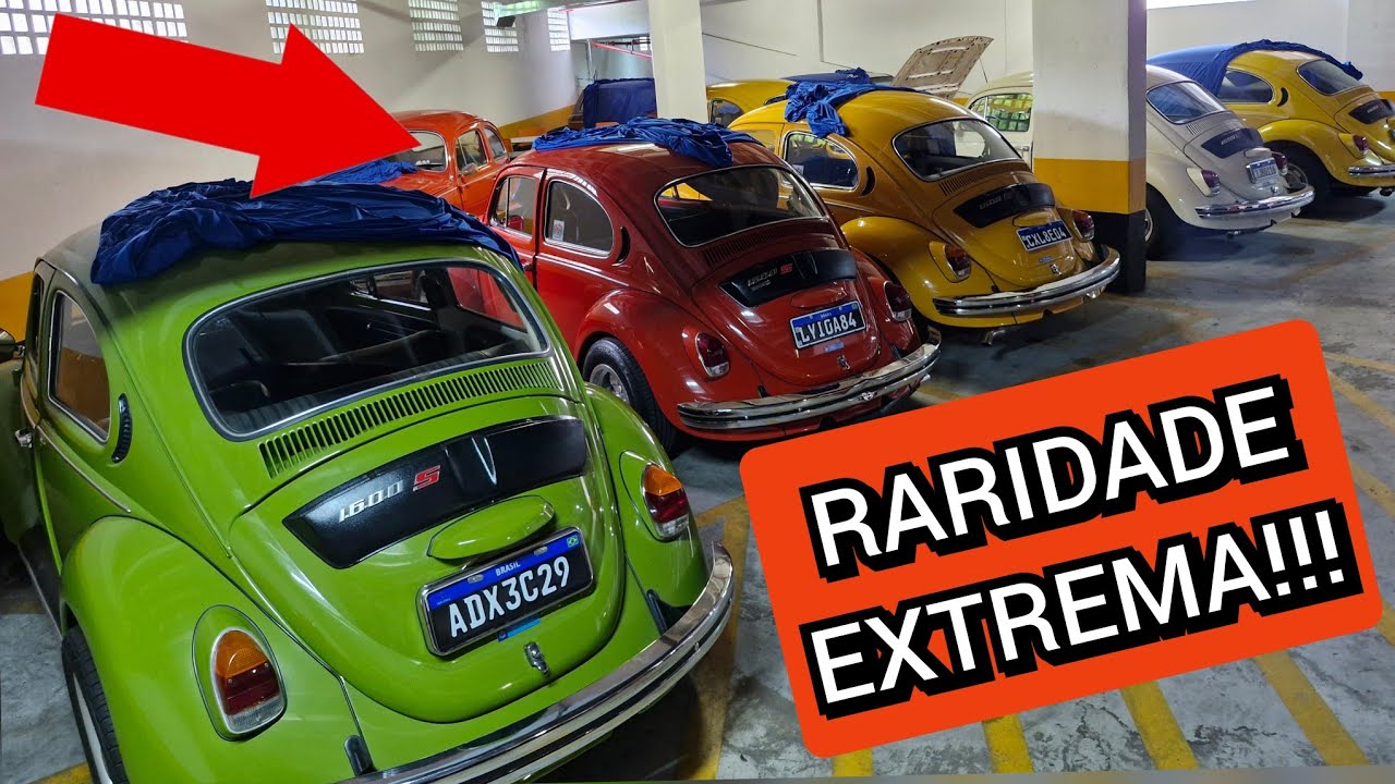 A GARAGEM SECRETA dos FUSCAS MAIS RAROS do BRASIL!