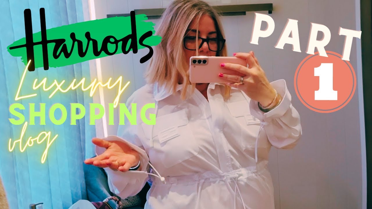 LONDON LUXURY SHOPPING AT HARRODS 🤩 | PART 1 feat. Fendi, Louis Vuitton, Celine
