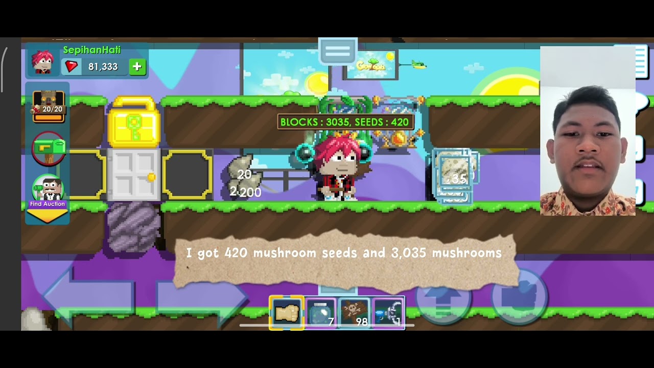 How to make mushroom in Growtopia (Easy Profit for Newbie)