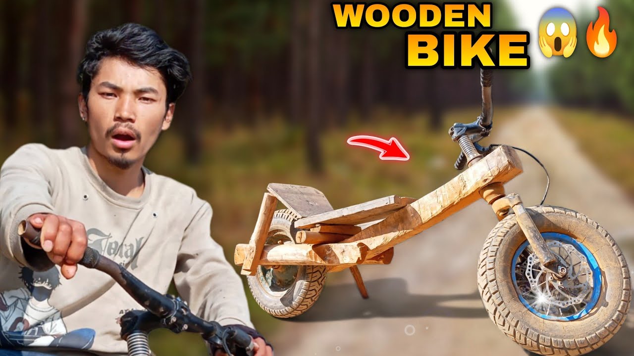 I Built a WOODEN BIKE in Nepal 😱🔥 (Offroad Test!) | नेपालमै काठको बाइक बनाए