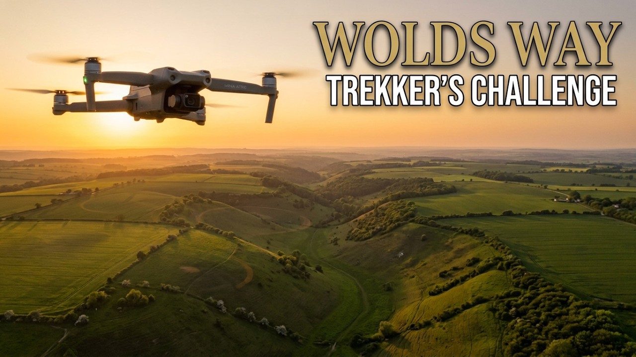 SETTRINGTON, Malton. 2025 Walk. The Wolds Way Challenge: Aerial Survey of Trekker's Toughest Section