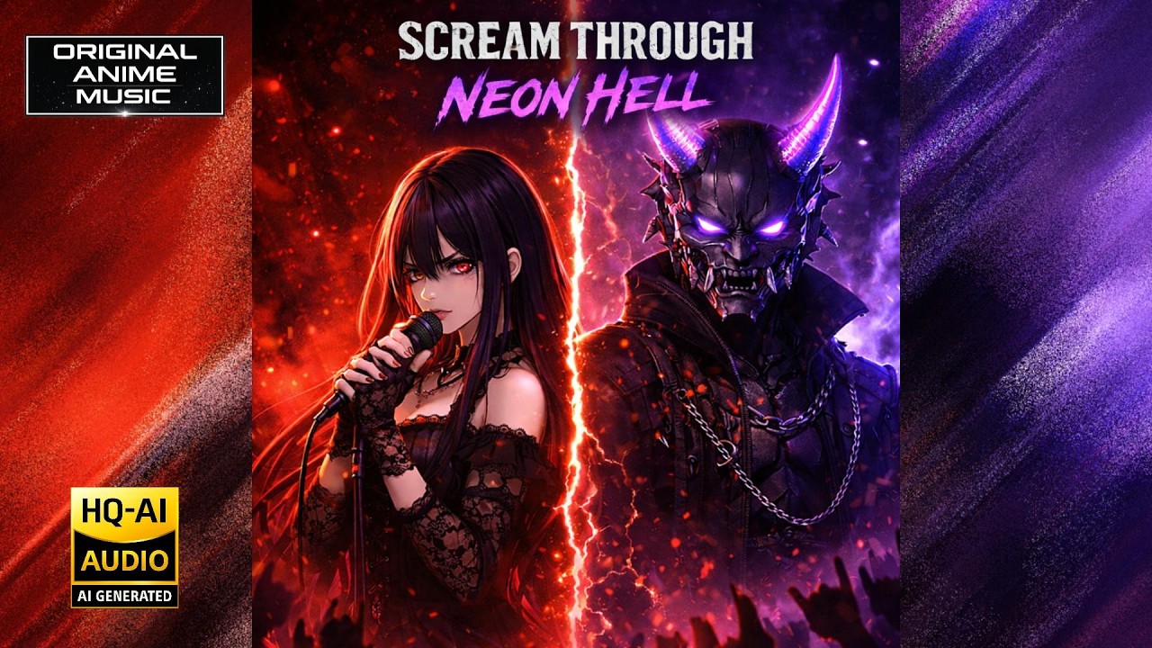 🎵[Japanese] SCREAM THROUGH NEON HELL | Anime Music [Aina]