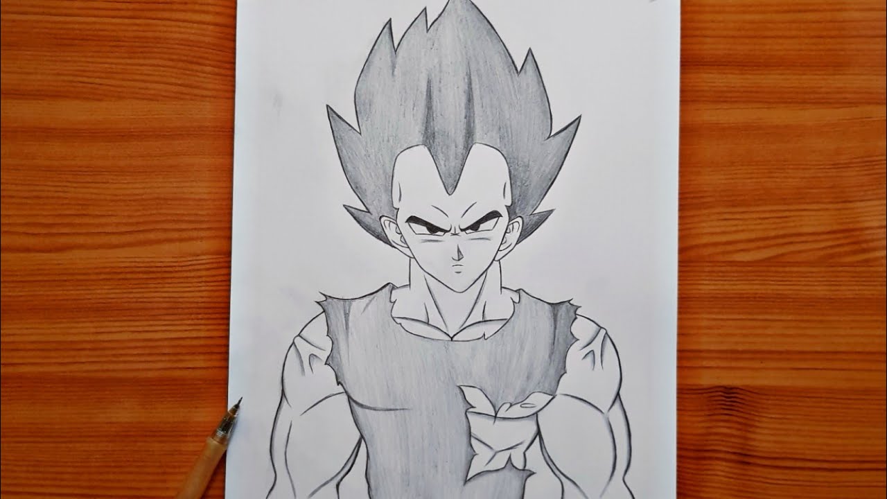 how to draw Vegeta Full Body ( Dragon Ball ) | Vegeta full body step by step | easy drawing