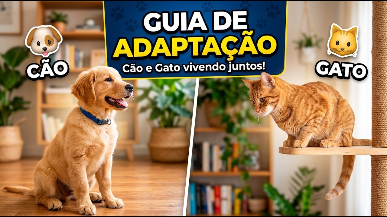 Como ACOSTUMAR um GATO e um CACHORRO para viverem juntos - Gatil Hauser