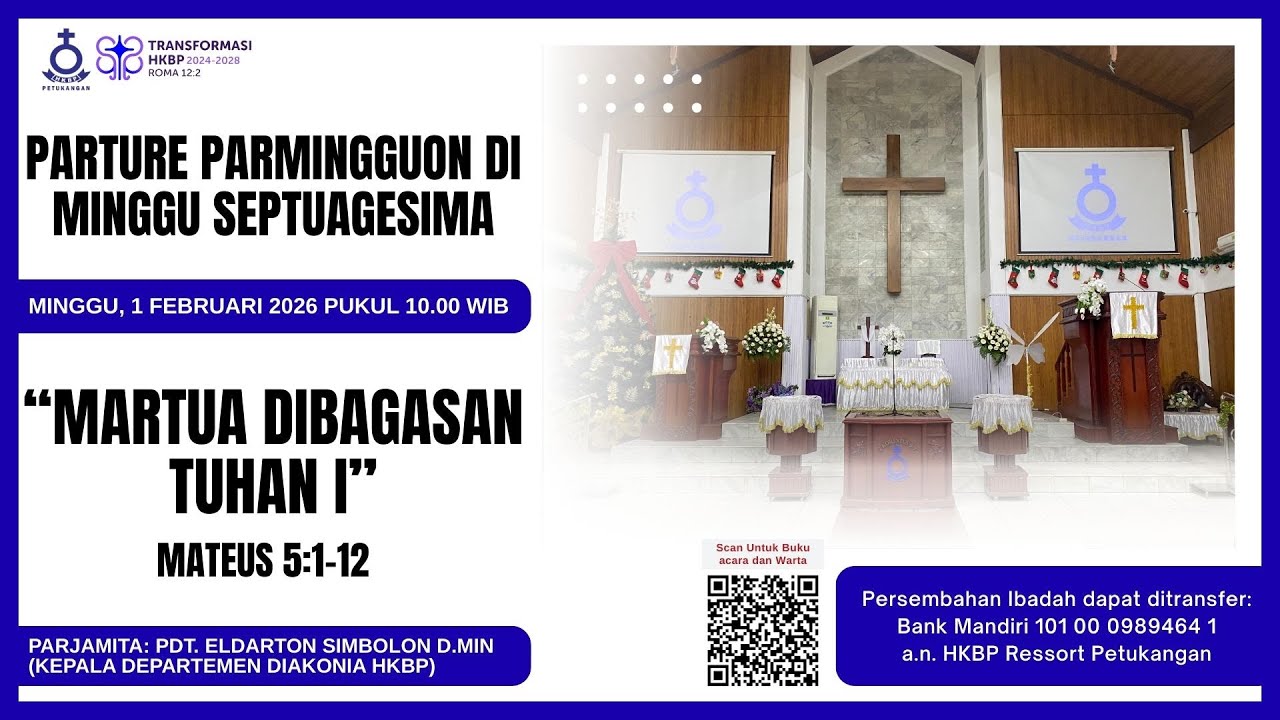 KHOTBAH MINGGU 1 FEBRUARI 2026
