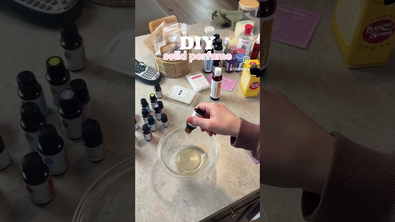Diy solid perfume, customize with any oil you&rsquo;d like!
