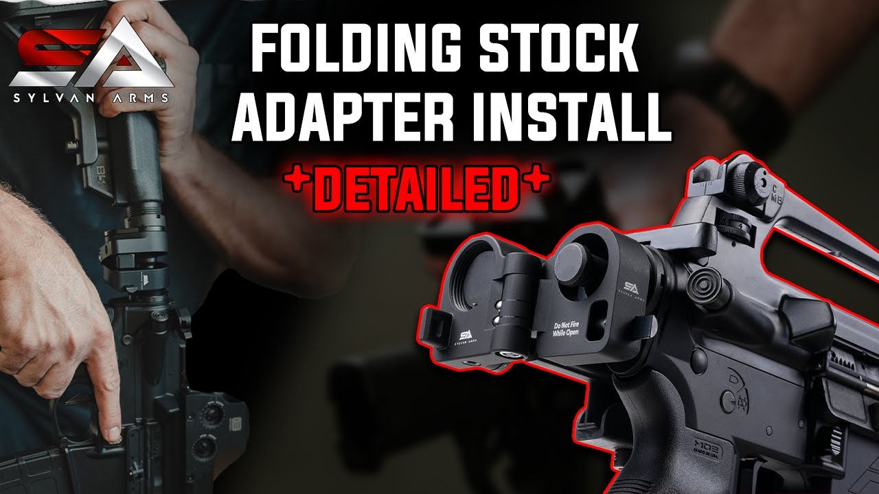 **Подробная** инструкция по установке адаптера складного приклада Sylvan Arms Gen 3.
