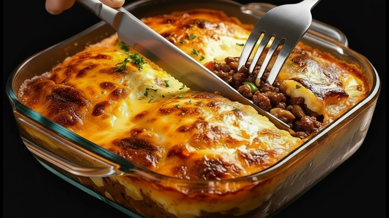 Это так вкусно, что я готовлю это почти каждый день! Рецепт картофеля с фаршем! Просто блестяще!